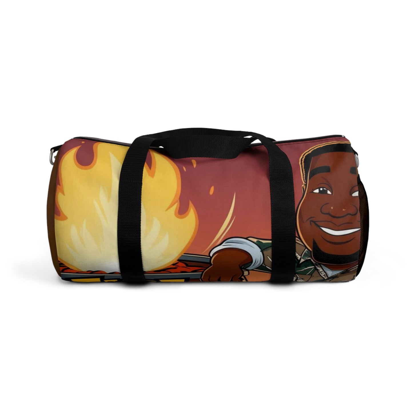 Fire Barrel Rolling Duffel Bag