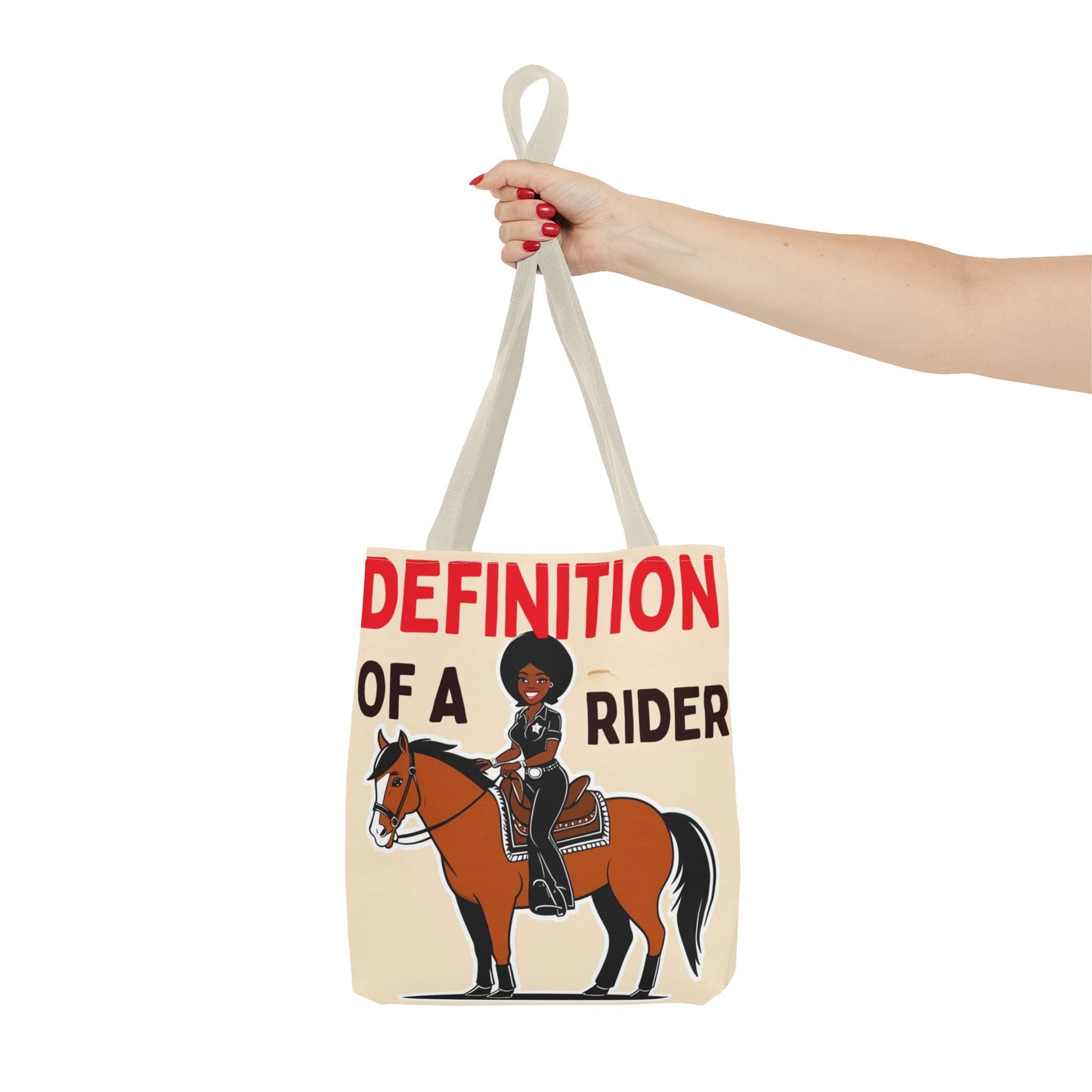 Definition of a Rider Tote Bag