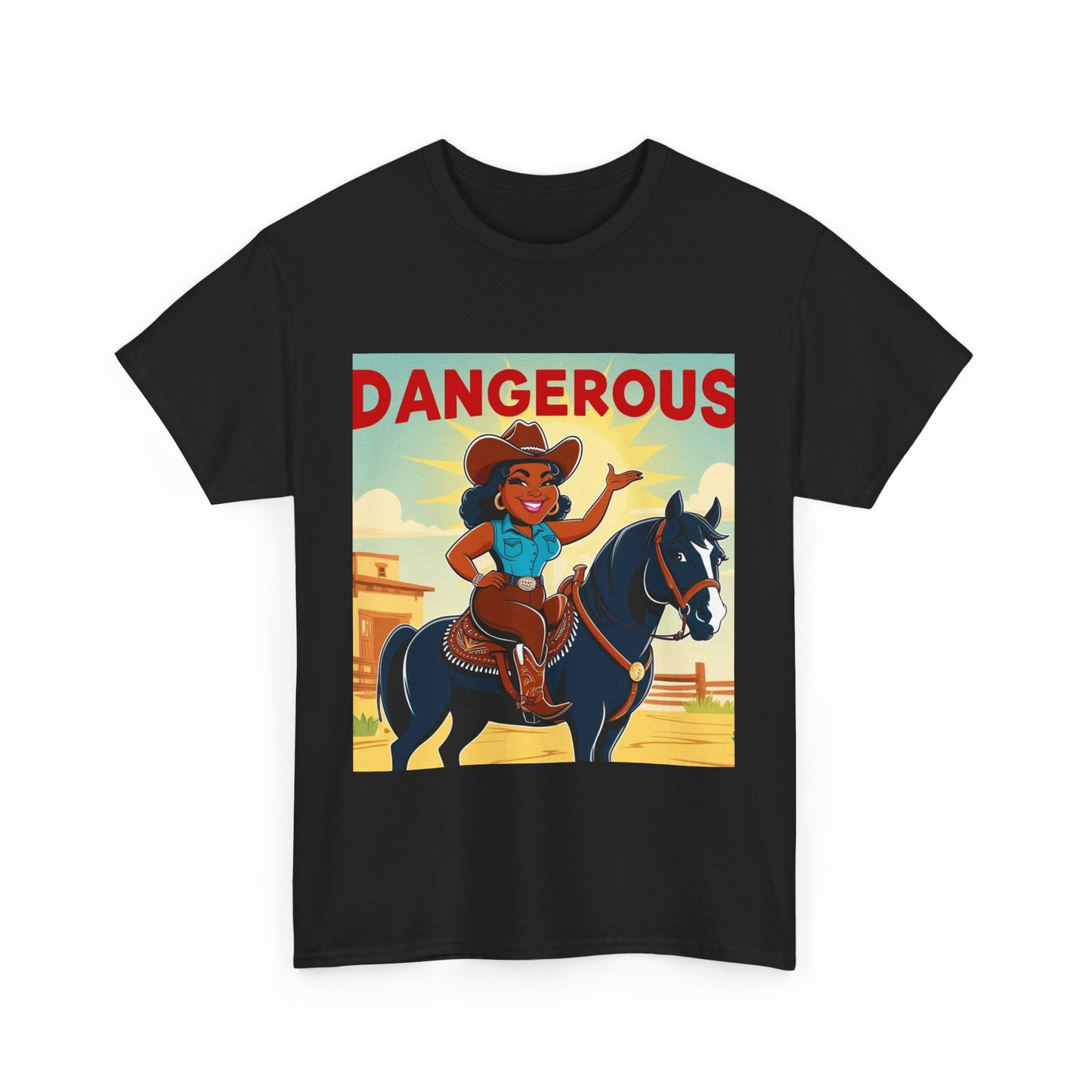 Dangerous Cowgirl Unisex Cotton Tee