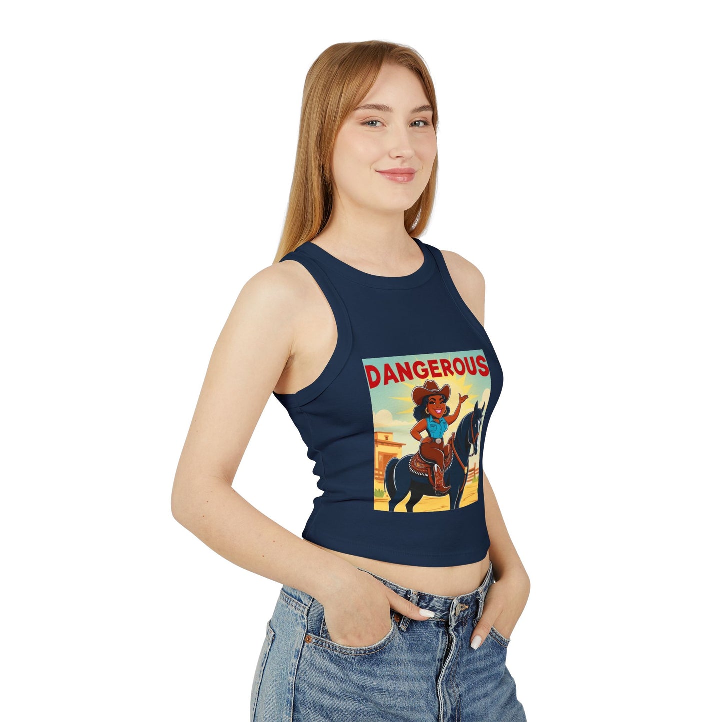 Dangerous Cowgirl Racer Tank Top