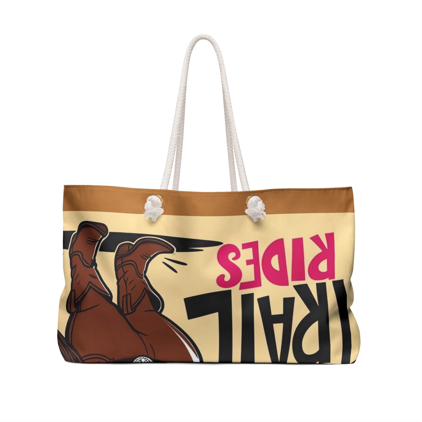 Thick Thighs Are For Trail Rides Weekender Bag