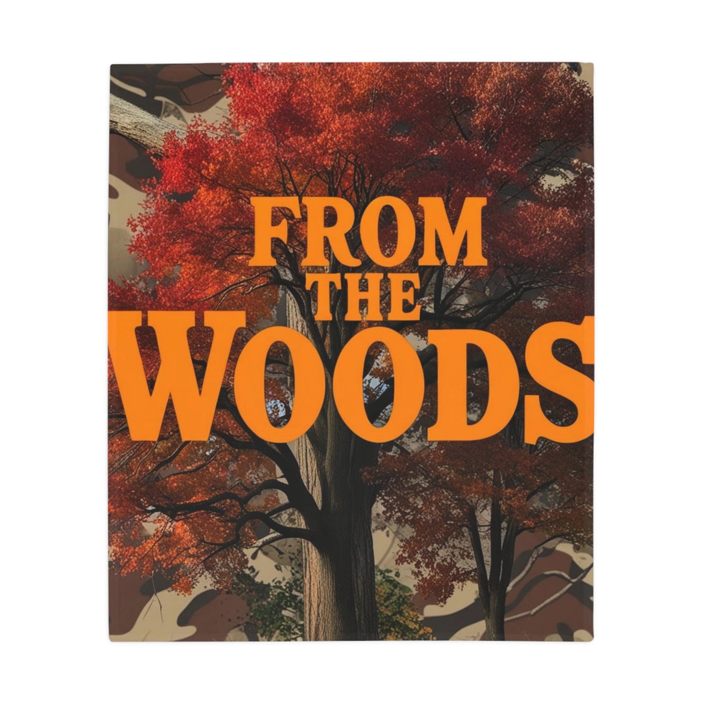 From The Woods Plush Fleece Blanket