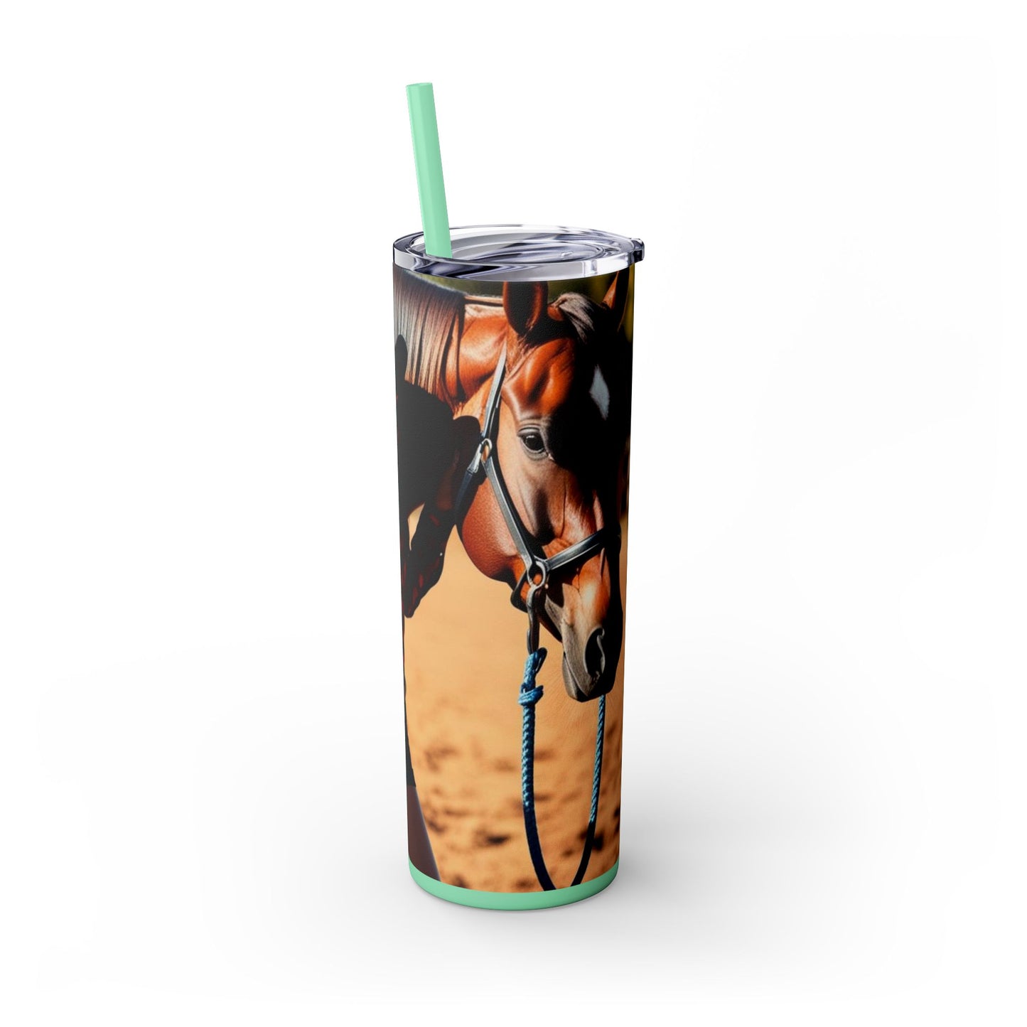 Black Beauty Tumbler with Straw - 20oz