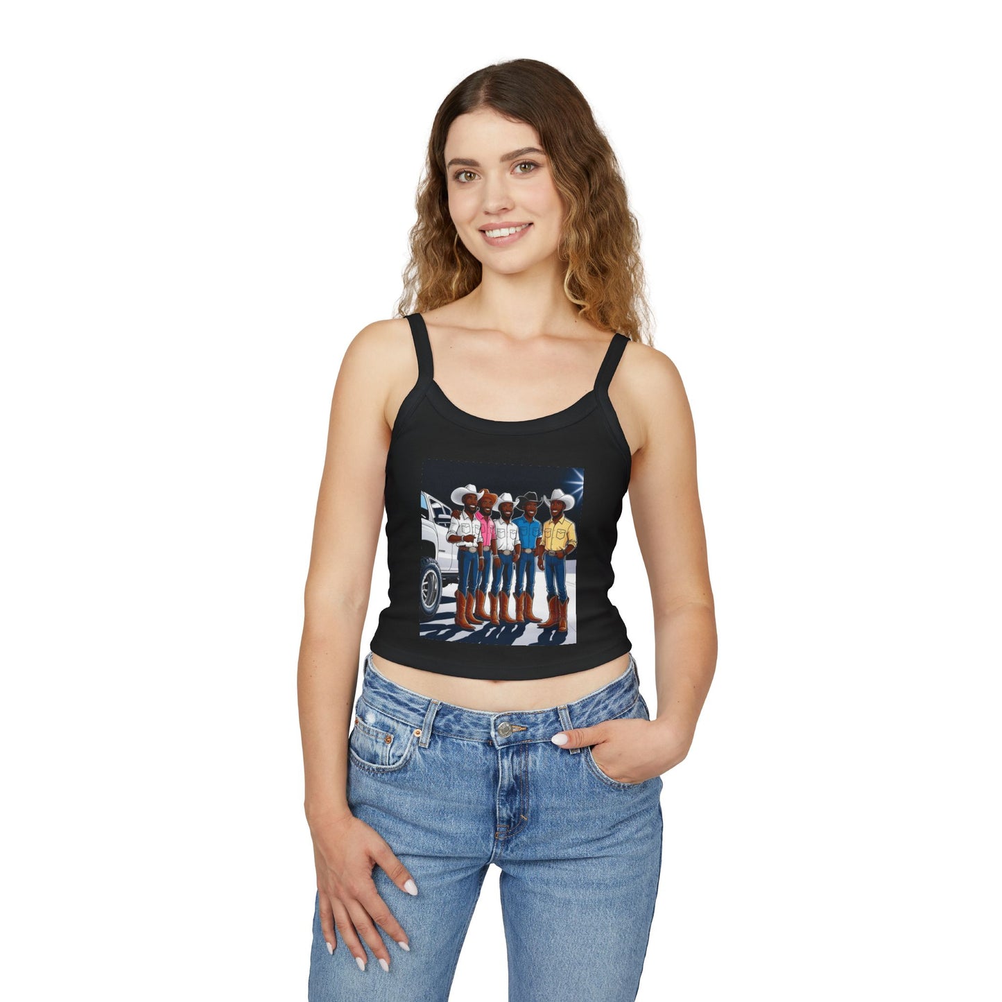 Hangin' Out Women's Spaghetti Strap Tank Top