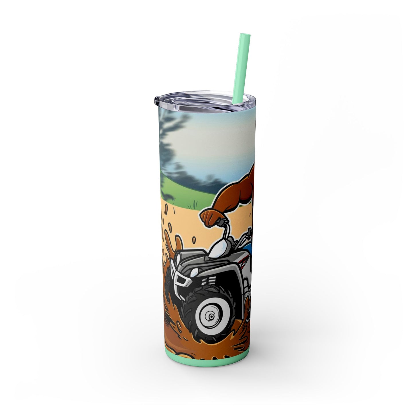 Big Boy Skinny Tumbler with Straw, 20oz