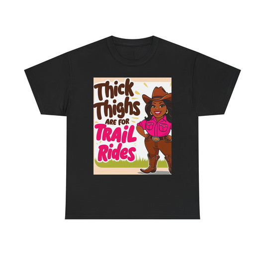 Bright Thick Thighs Unisex Cotton Tee