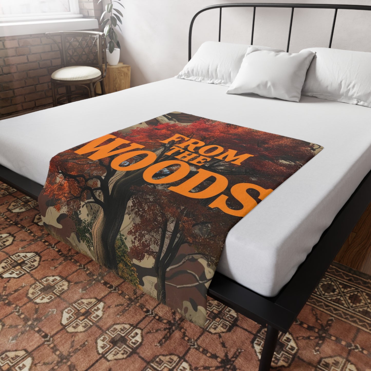 From The Woods Plush Fleece Blanket