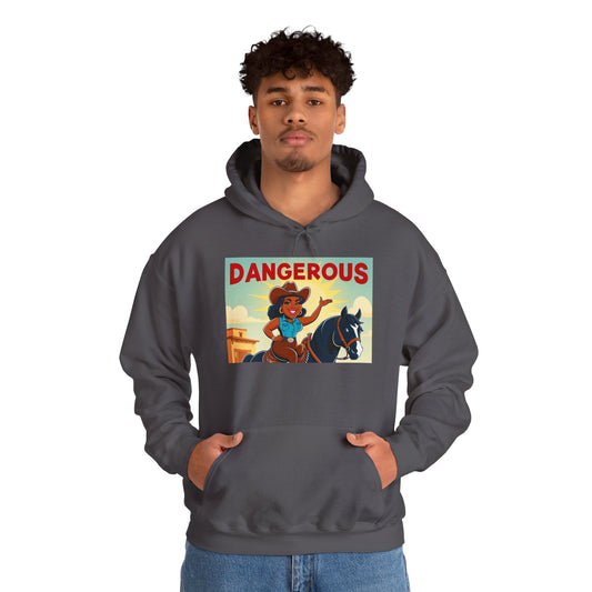Dangerous Cowgirl Graphic Unisex Hoodie