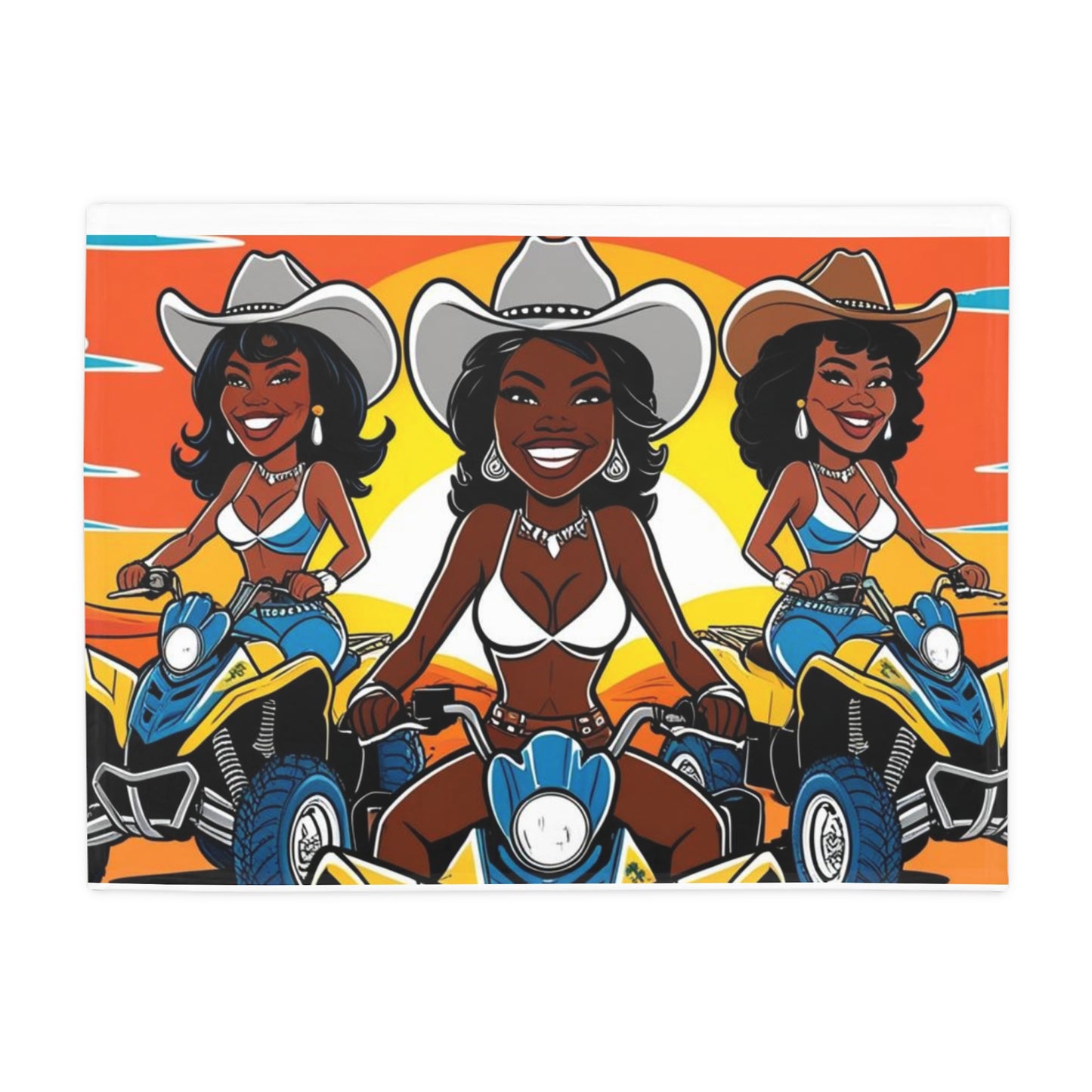 Sexy Off Roader Fleece Blanket