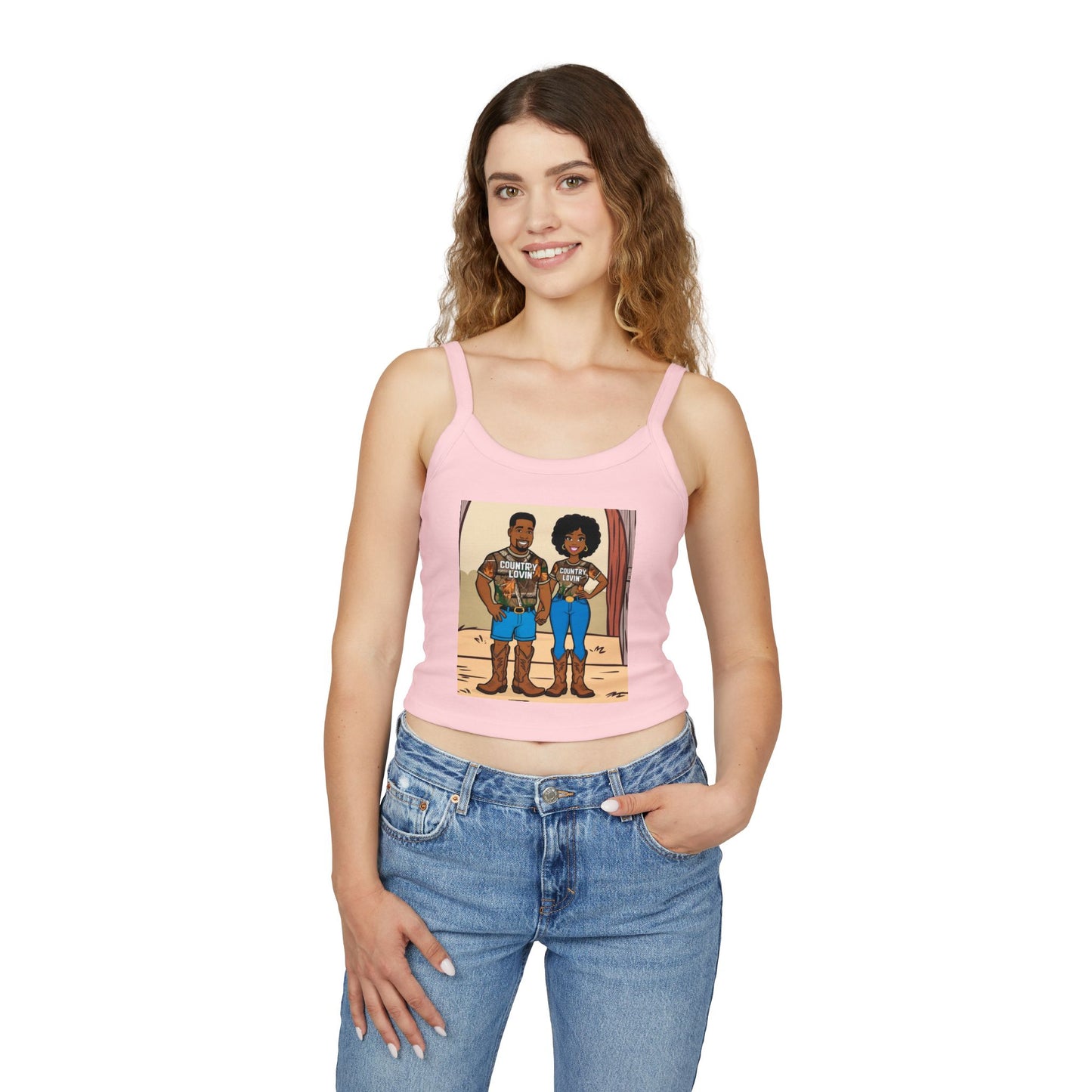 Country Lovin Women's Spaghetti Strap Tank Top