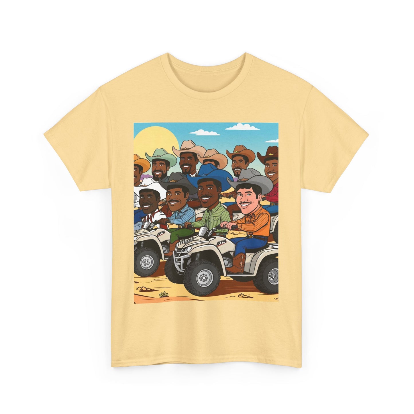 Retro Cowboy Adventure Unisex Cotton Tee