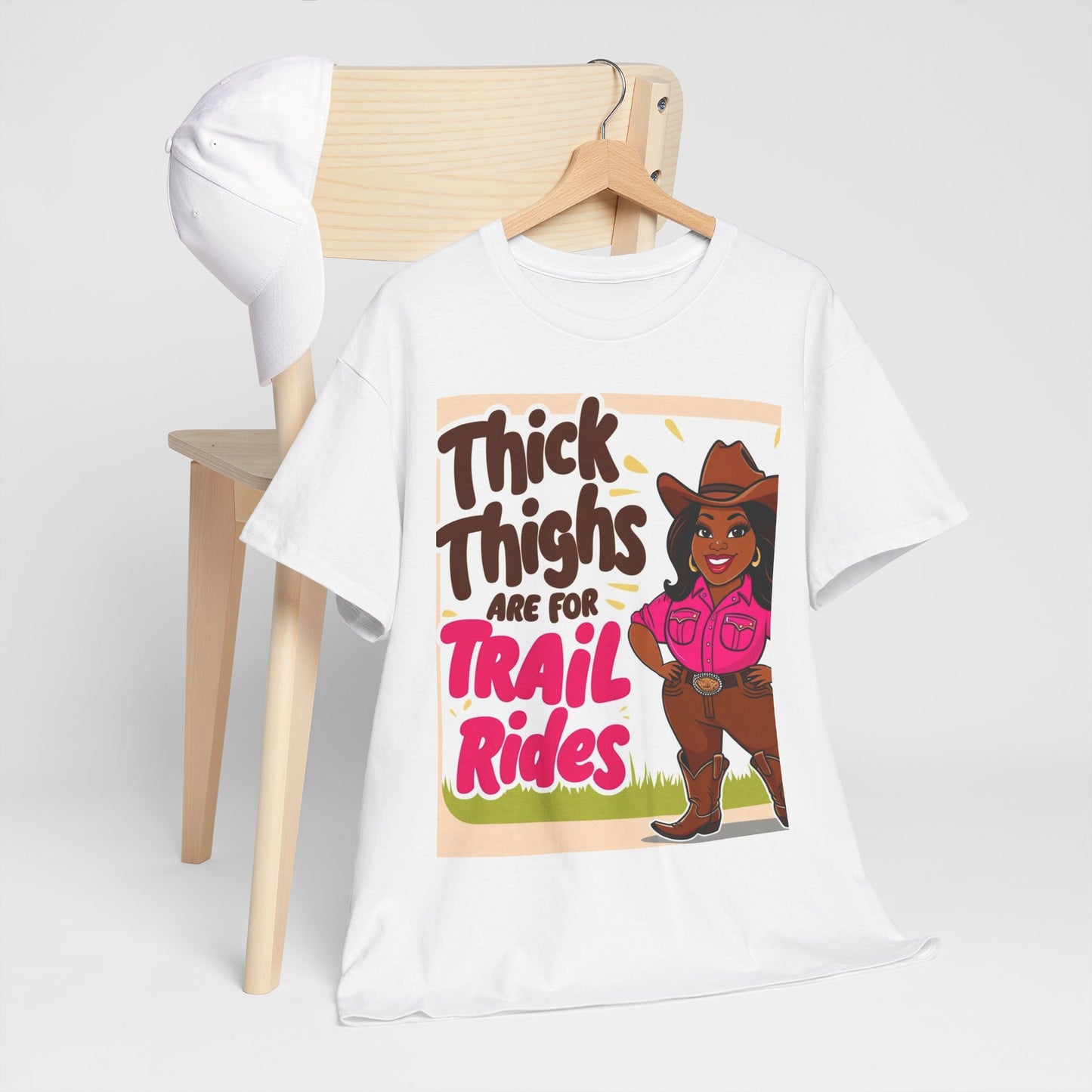 Bright Thick Thighs Unisex Cotton Tee