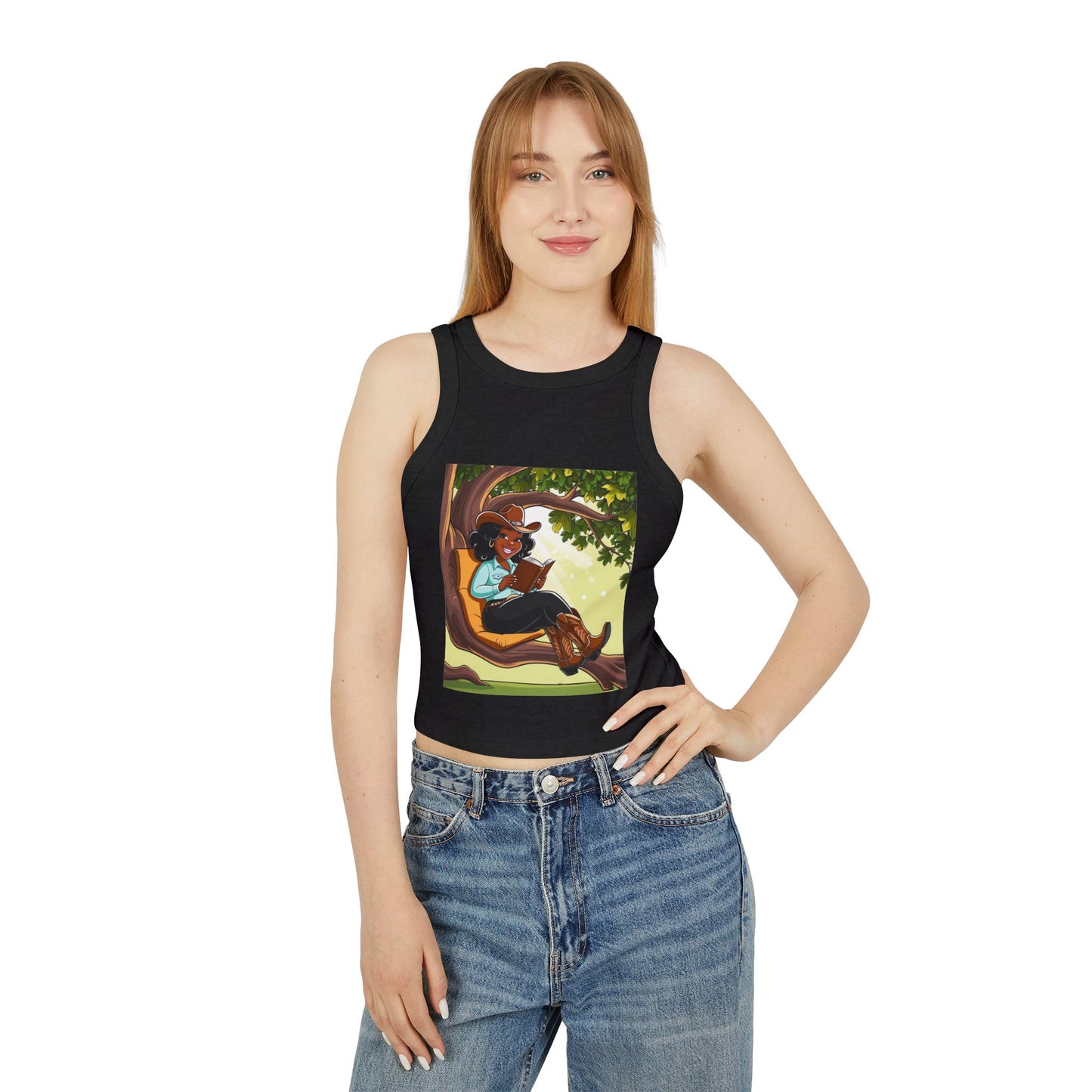 Country Nerdin' Racer Tank Top for Women