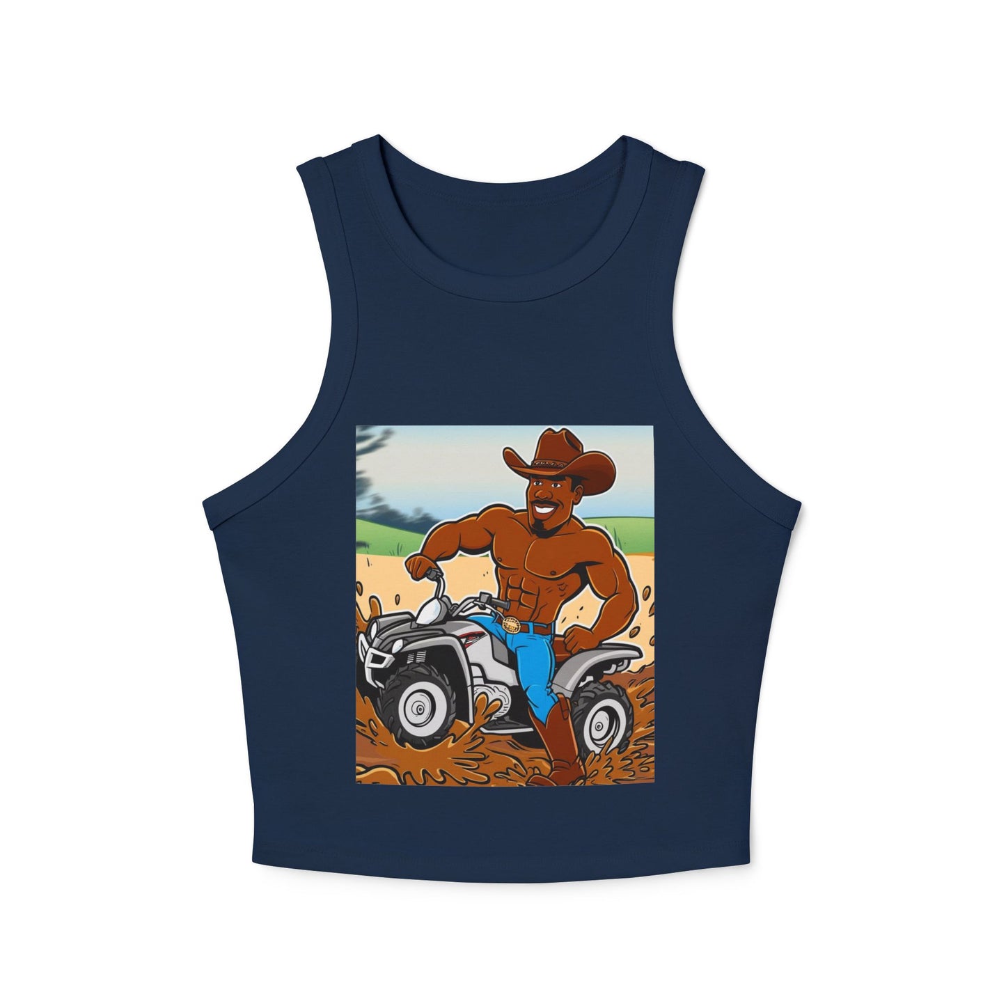 Big Boy Women's Micro Rib Racer Tank Top