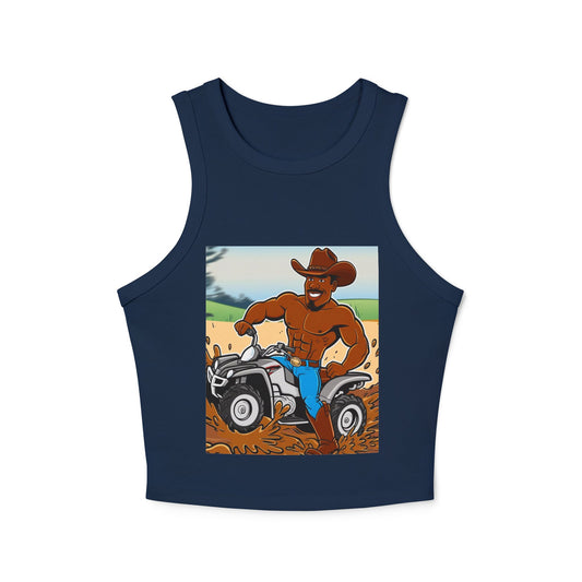 Big Boy Women's Micro Rib Racer Tank Top