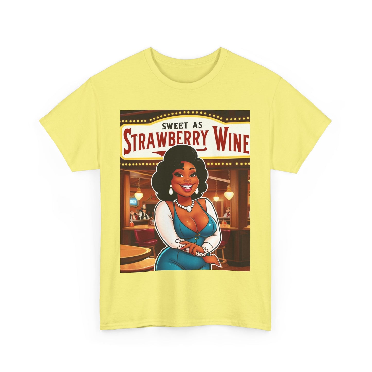 Sweet as Strawberry Wine Unisex Cotton Tee