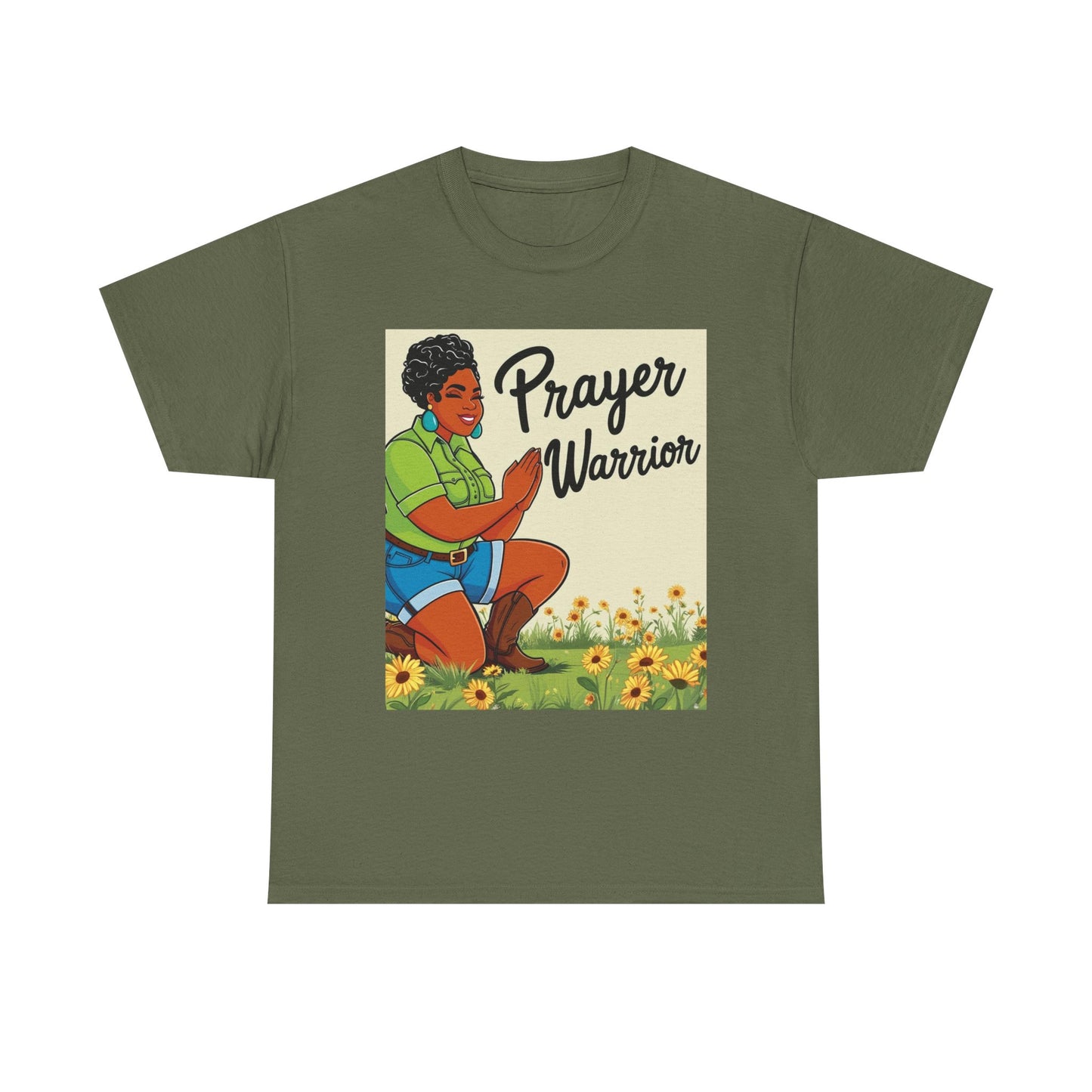 Prayer Warrior Unisex Cotton Tee