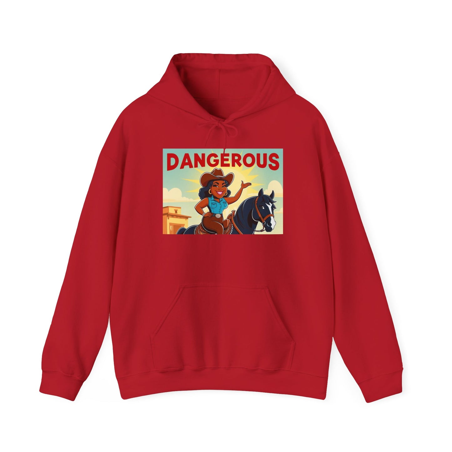 Dangerous Cowgirl Graphic Unisex Hoodie