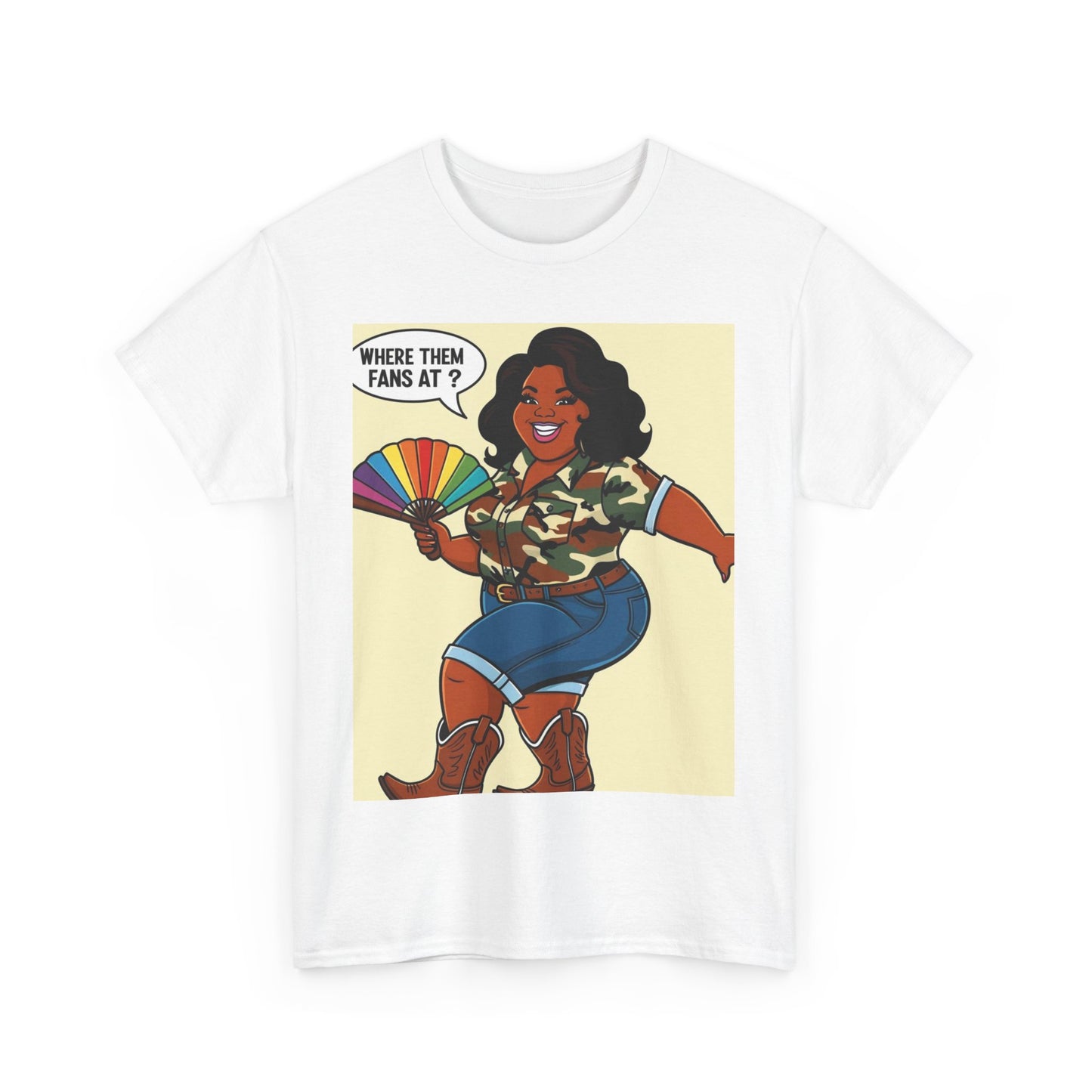 Where Them Fans At? Cotton Tee