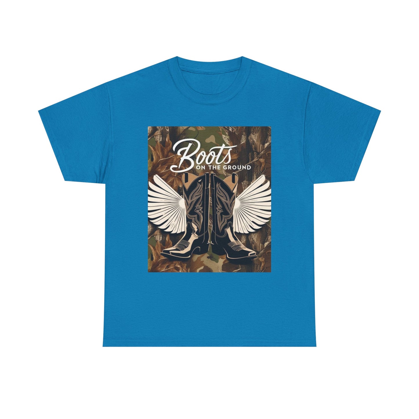 Boots On The Ground Unisex Cotton Tee 2-More Colors