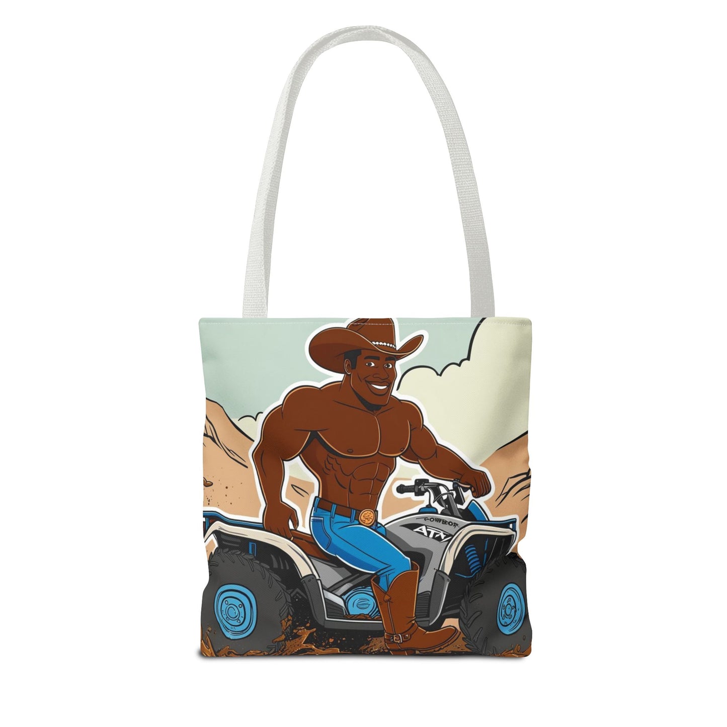 Big Cowboy Adventure Tote Bag