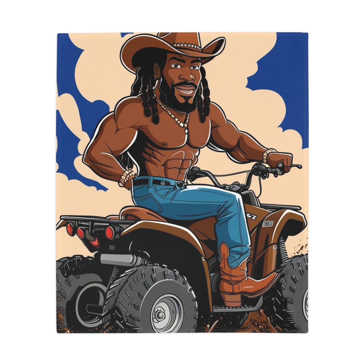 Sexy Locs Plush Fleece Blanket