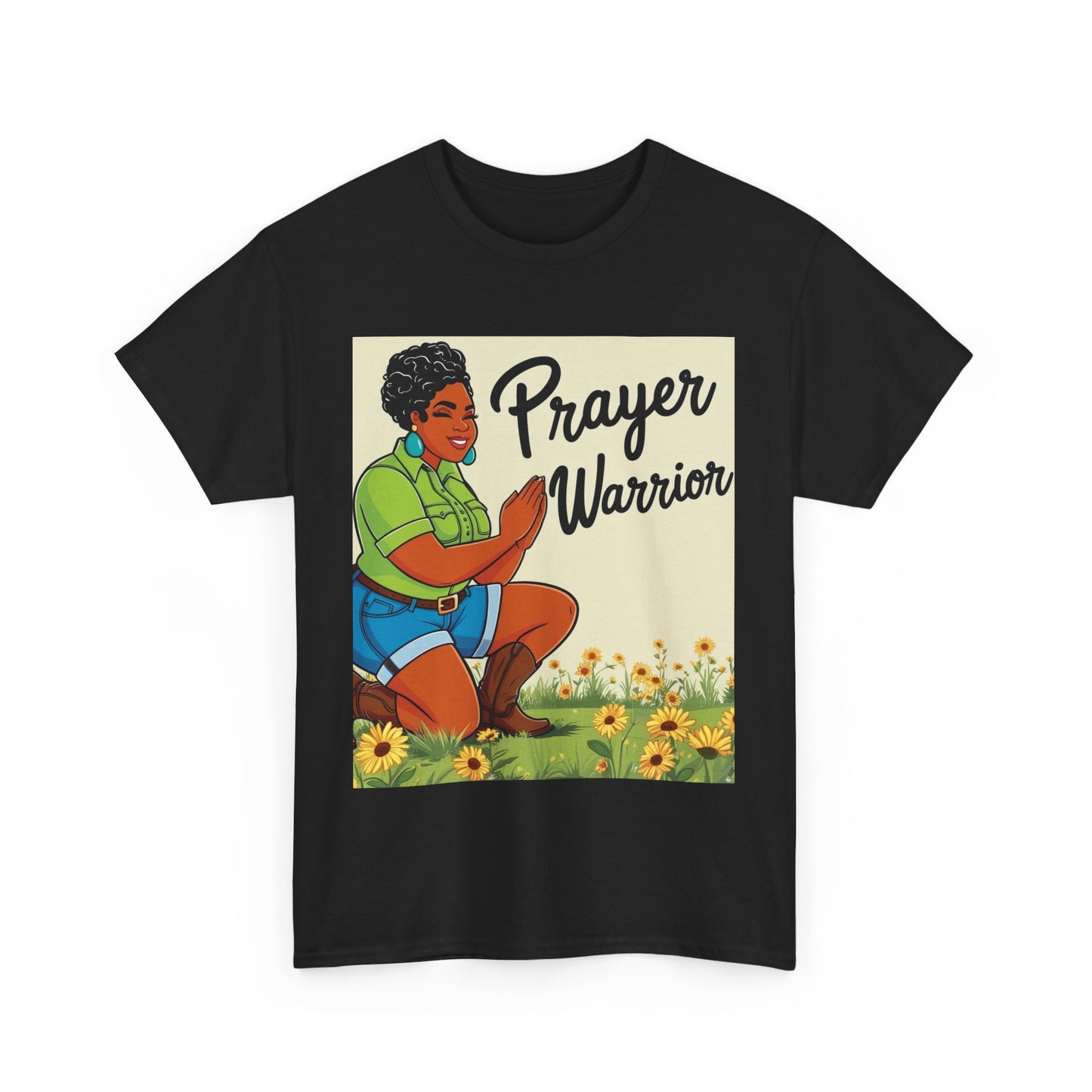 Prayer Warrior Unisex Cotton Tee