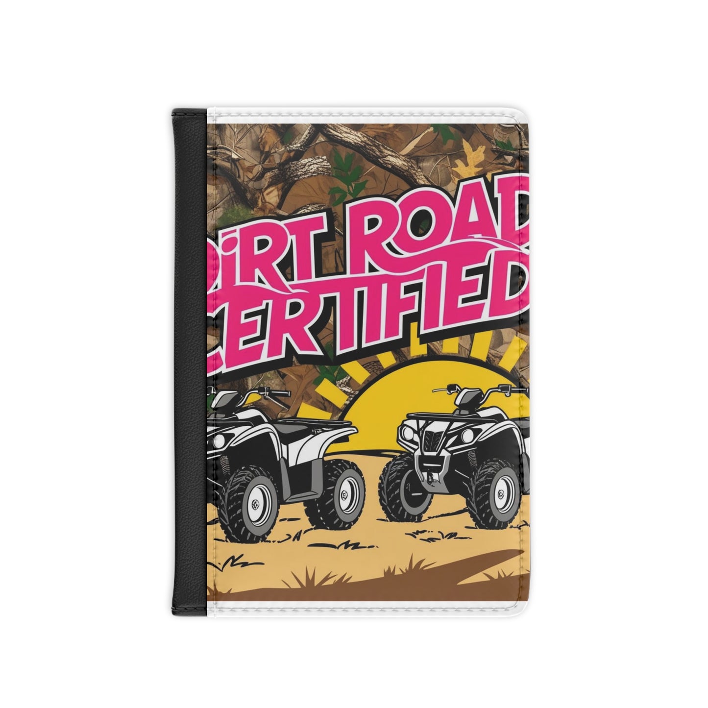 Dirt Road Certified Pink  Passport Cover
