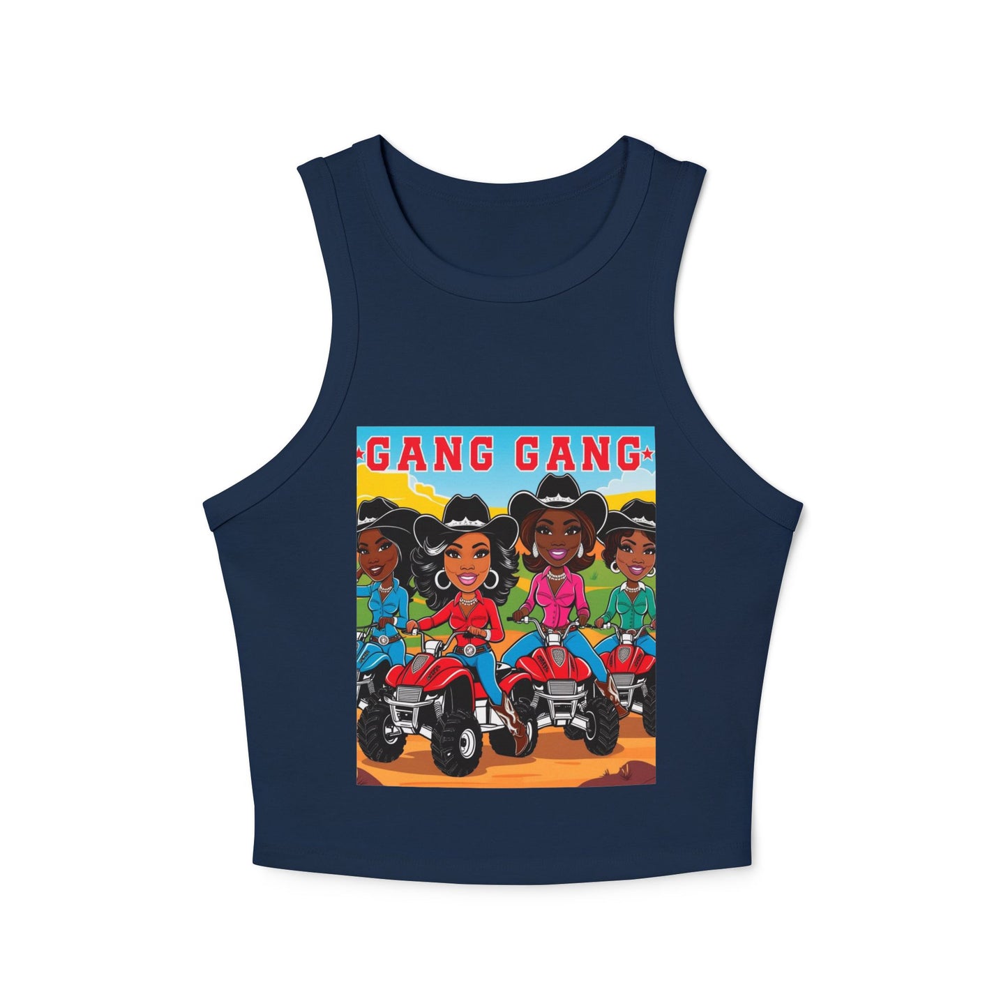 Cowgirl Gang Racer Tank Top