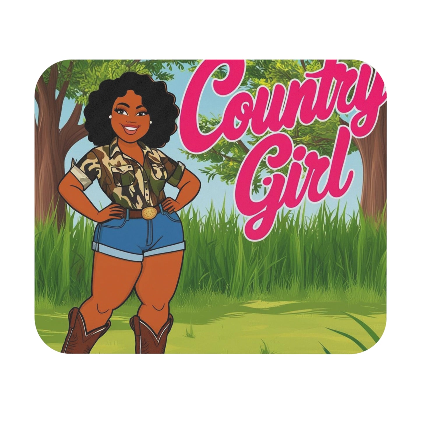 Country Girl Mouse Pad