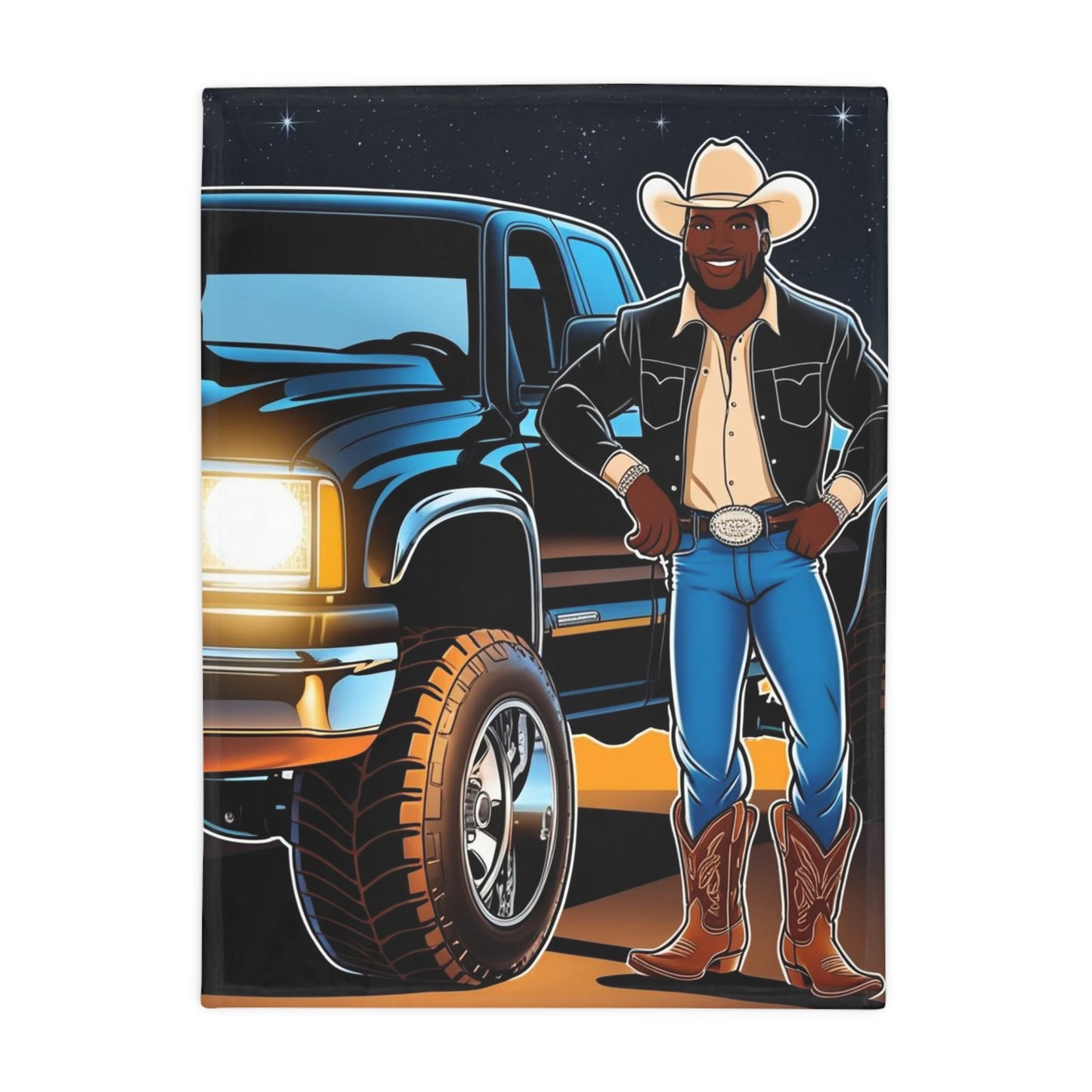 Don't Touch My Truck Plush Fleece Blanket