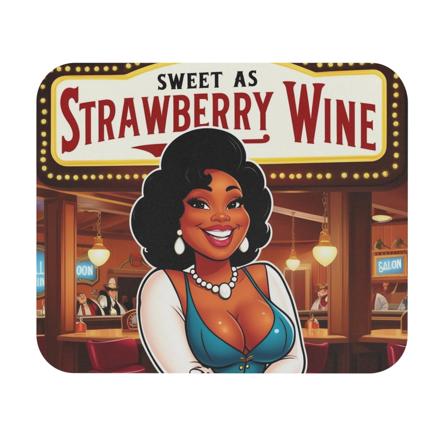 Sweet as Strawberry Wine Mouse Pad