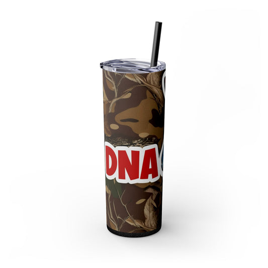 Country Boy DNA Skinny Tumbler with Straw - 20oz