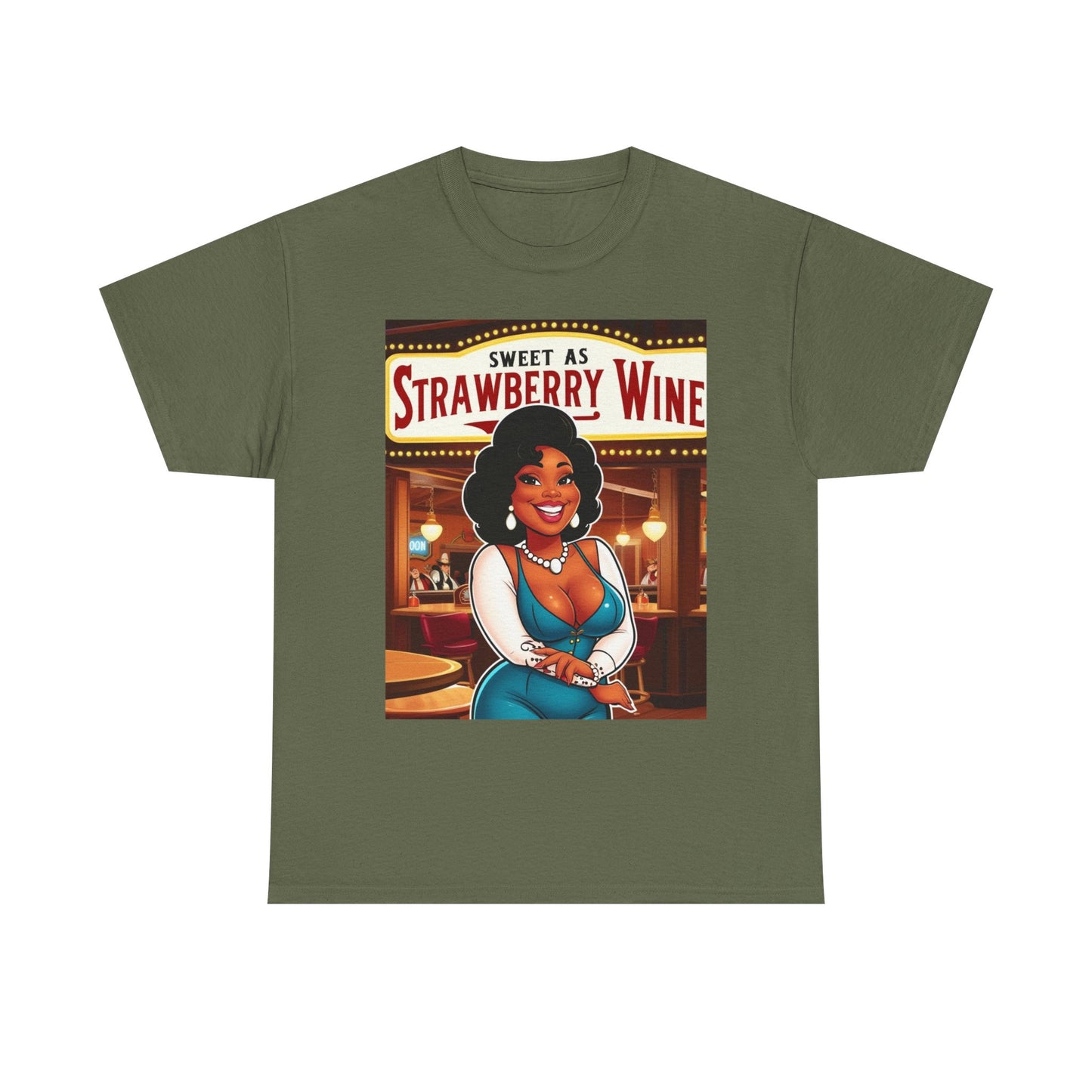 Sweet as Strawberry Wine Unisex Cotton Tee