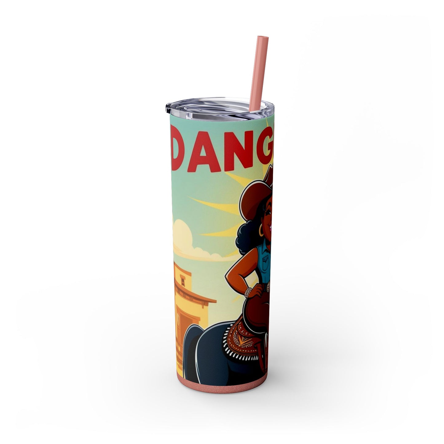 Dangerous Cowgirl Tumbler with Straw - 20oz