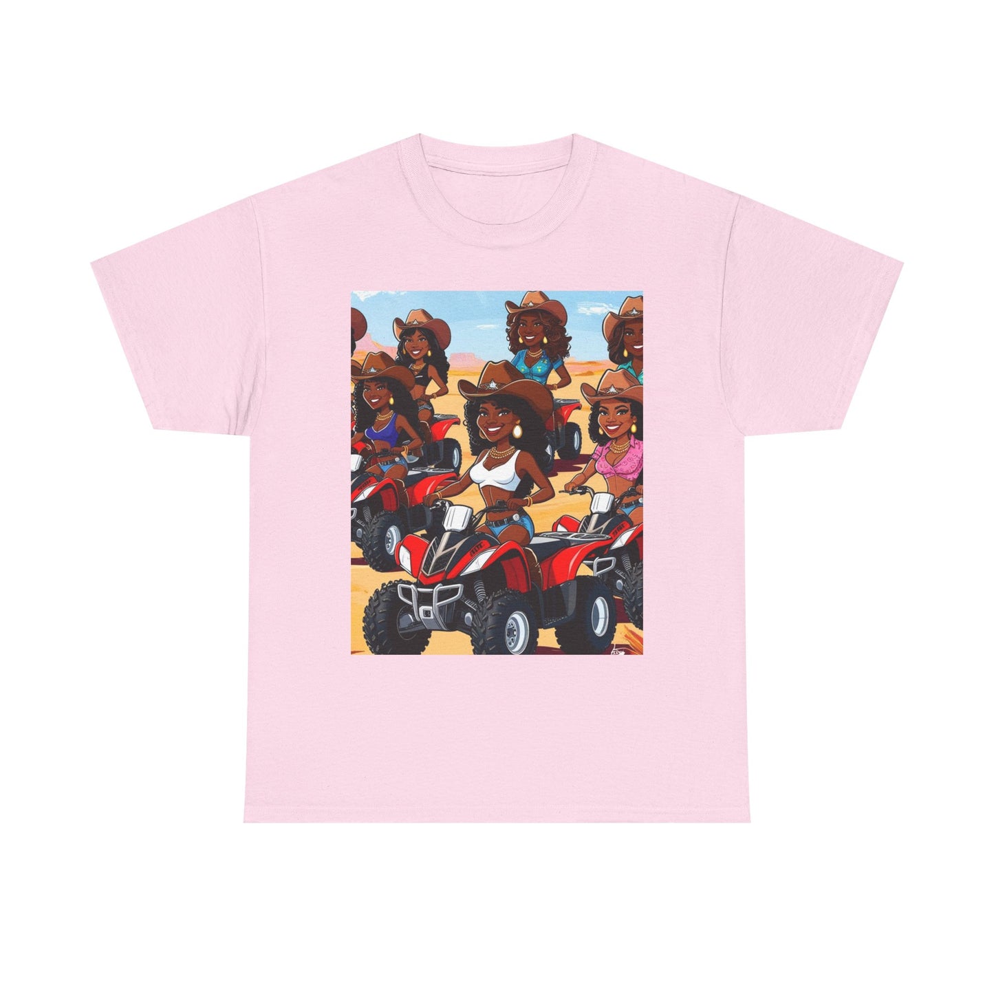 Adventurous Squad Biking Unisex Cotton Tee