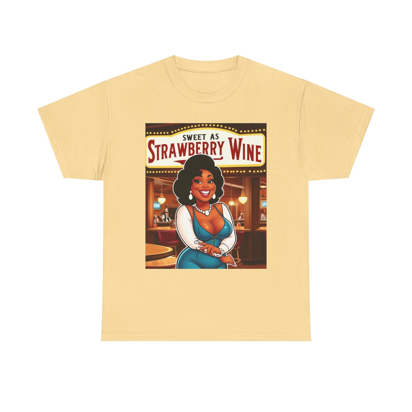 Sweet as Strawberry Wine Unisex Cotton Shirt