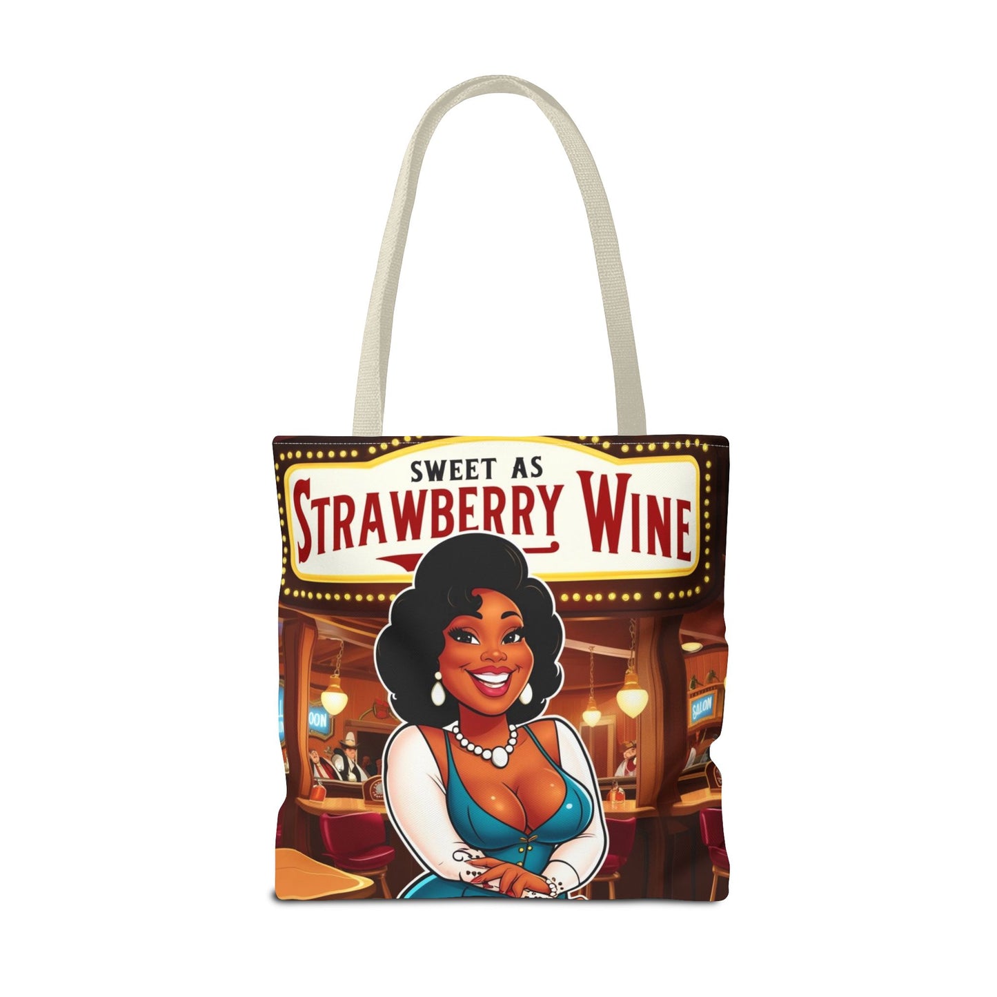 Sweet as Strawberry Wine Tote Bag