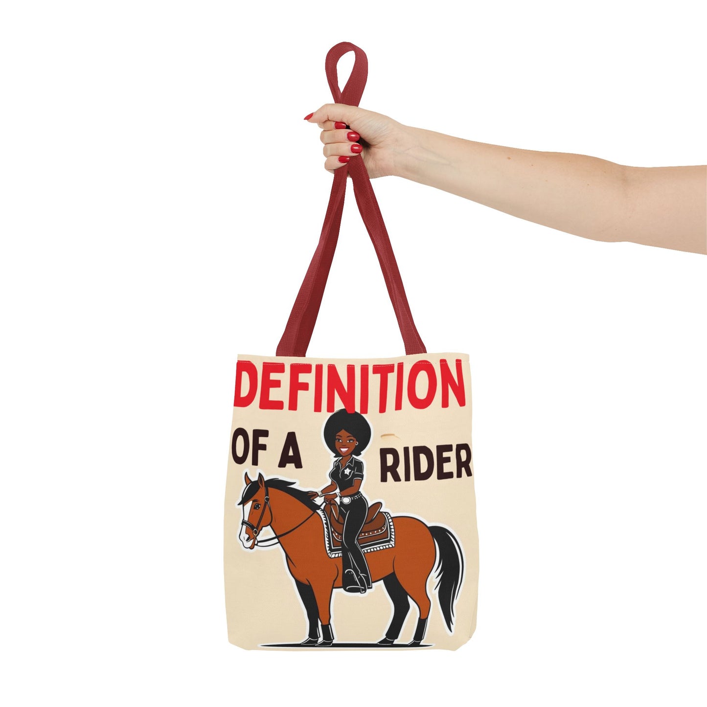 Definition of a Rider Tote Bag
