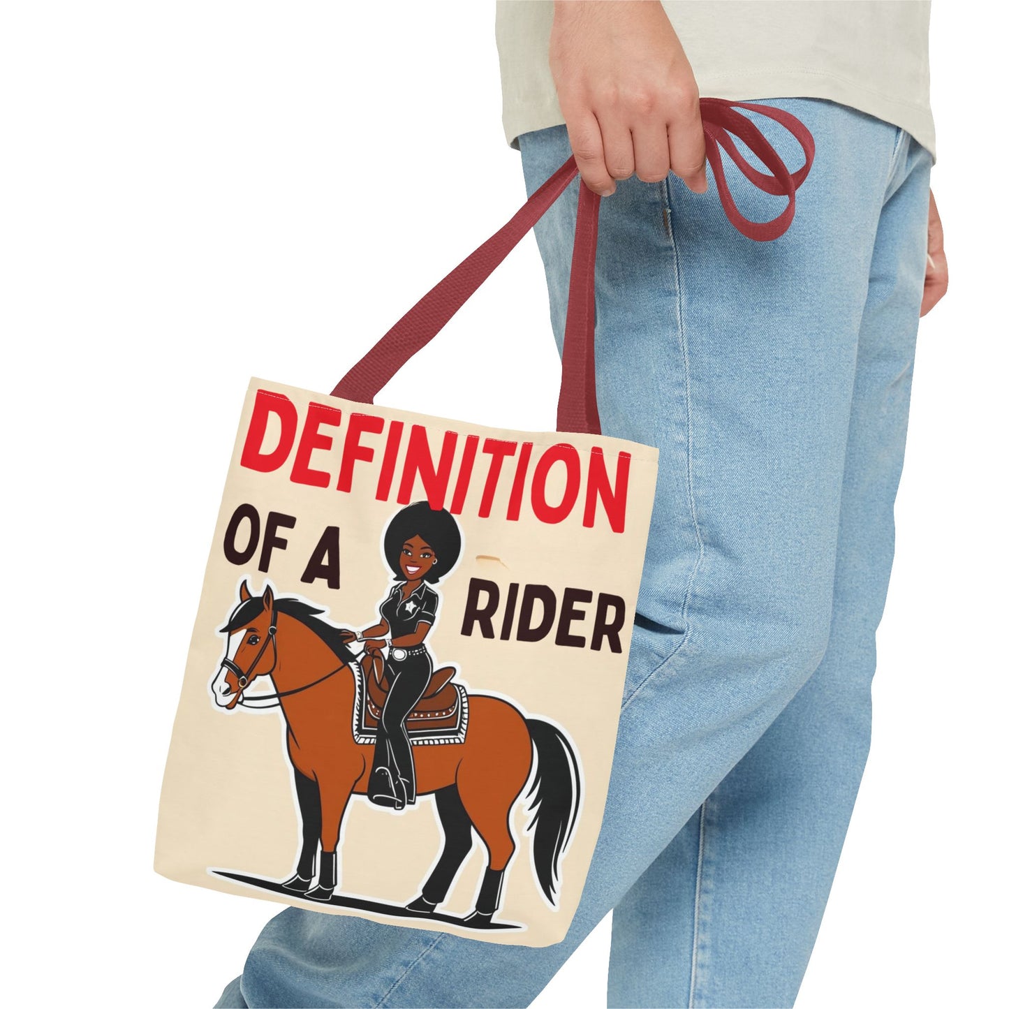 Definition of a Rider Tote Bag