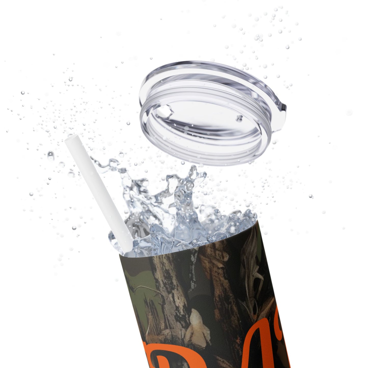 Trail That Way Skinny Tumbler with Straw, 20oz