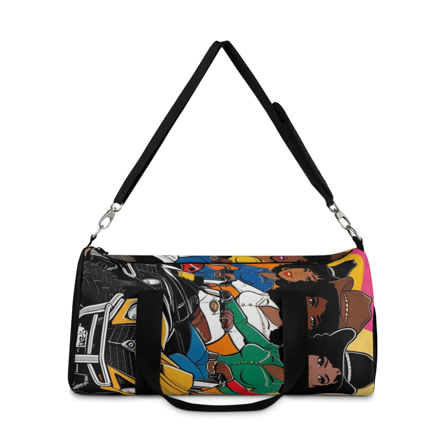 Bright Melanin Duffel Bag - Perfect for Travel and Fitness Lovers