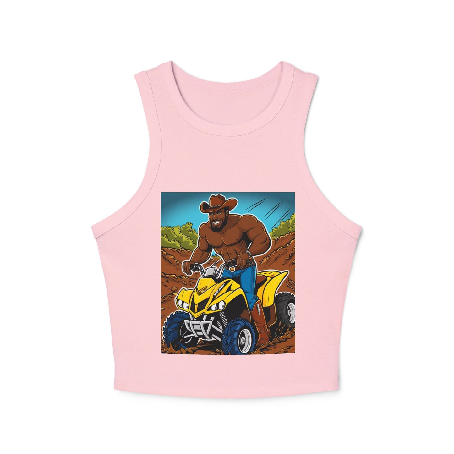 Big Boy Women's Micro Rib Racer Tank Top