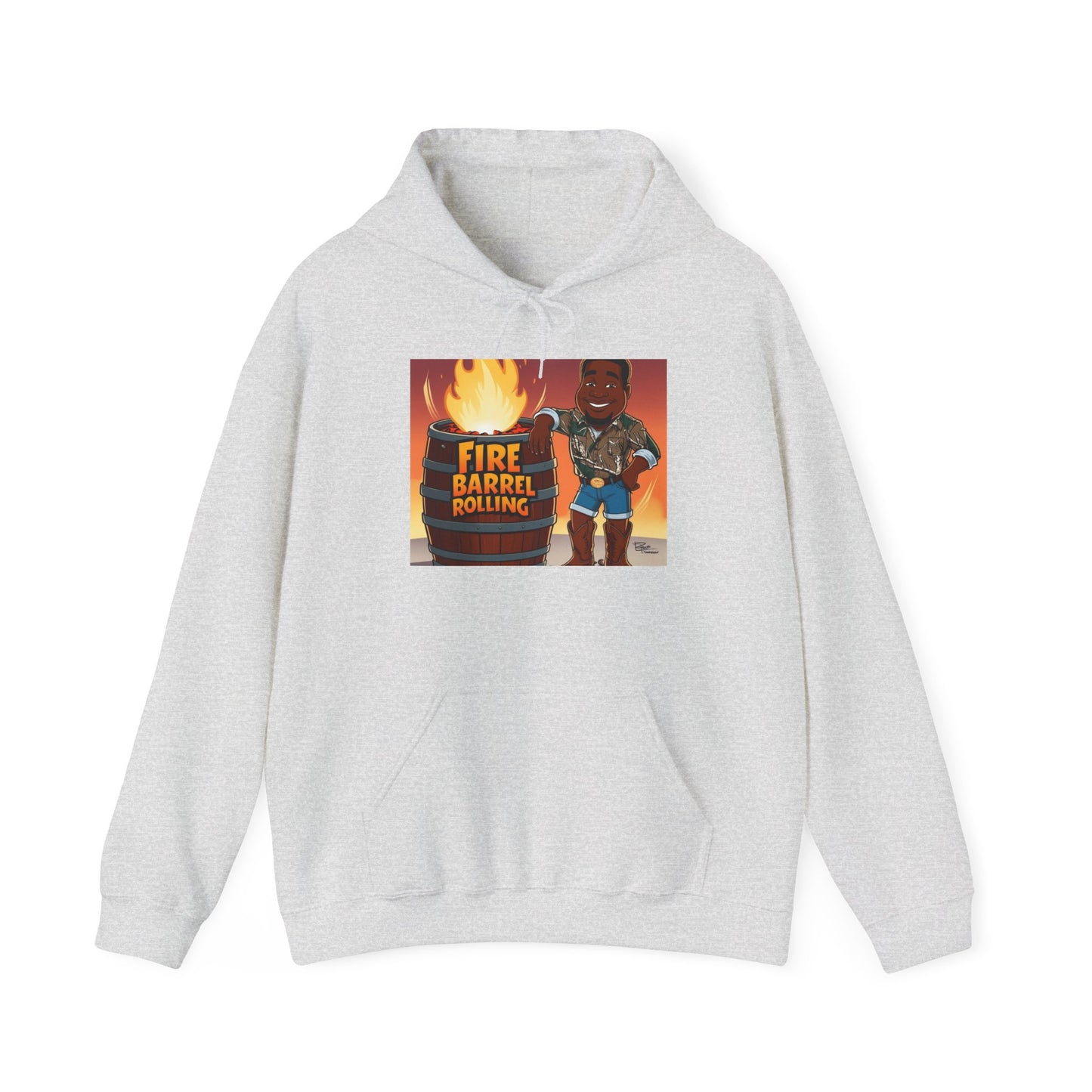 Fire Barrel Rolling Unisex Hoodie