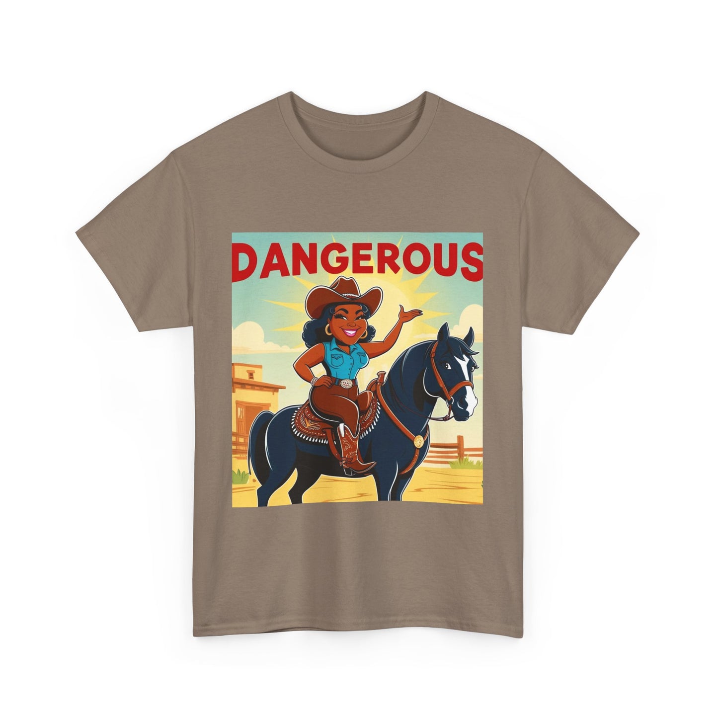 Dangerous Cowgirl Unisex Cotton Tee