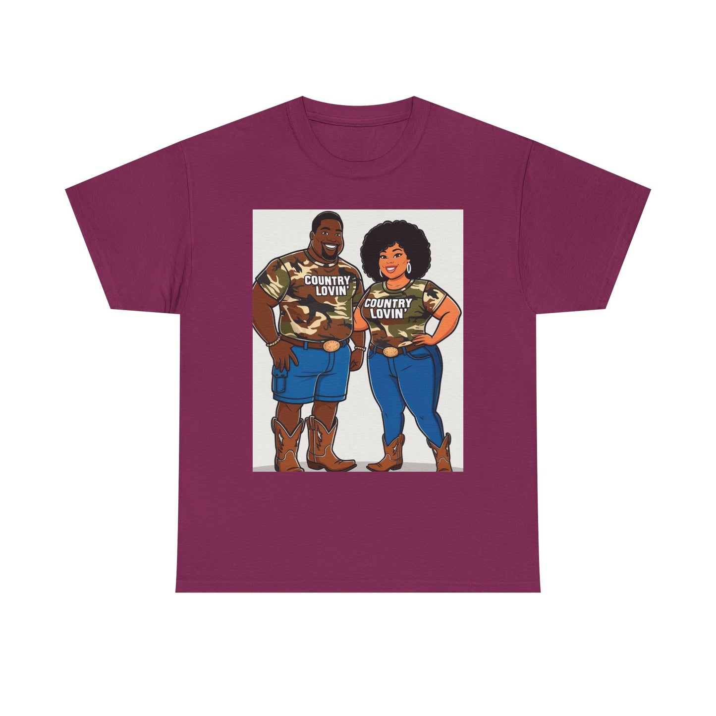 Country Lovin 2-More Colors Unisex Cotton Tee