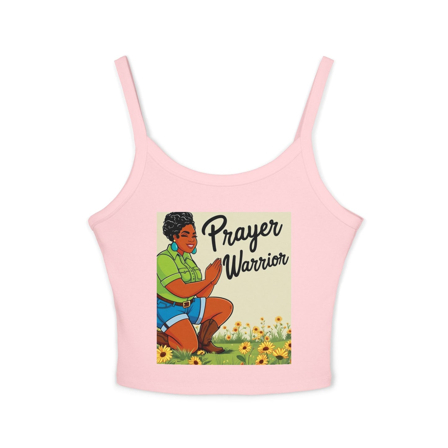 Prayer Warrior Women's Spaghetti Strap Tank Top