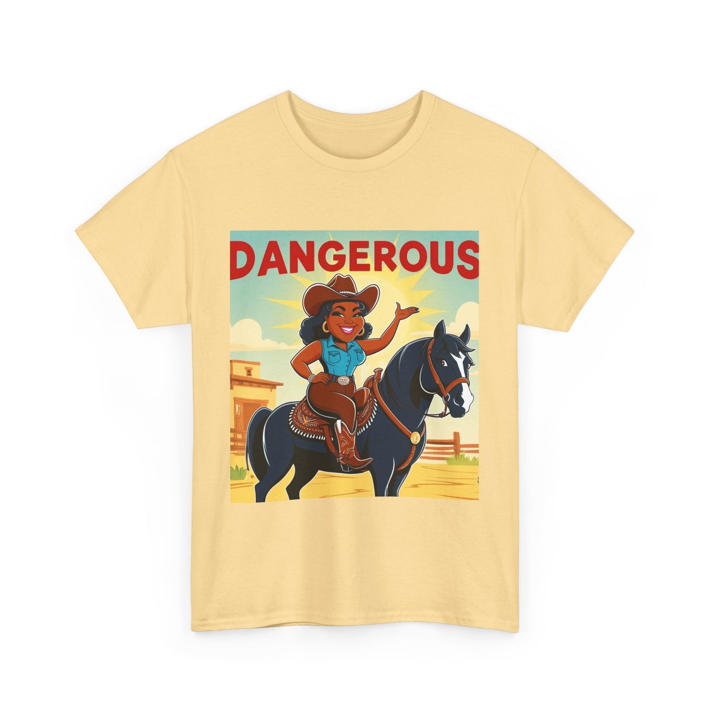 Dangerous Cowgirl Unisex Cotton Tee