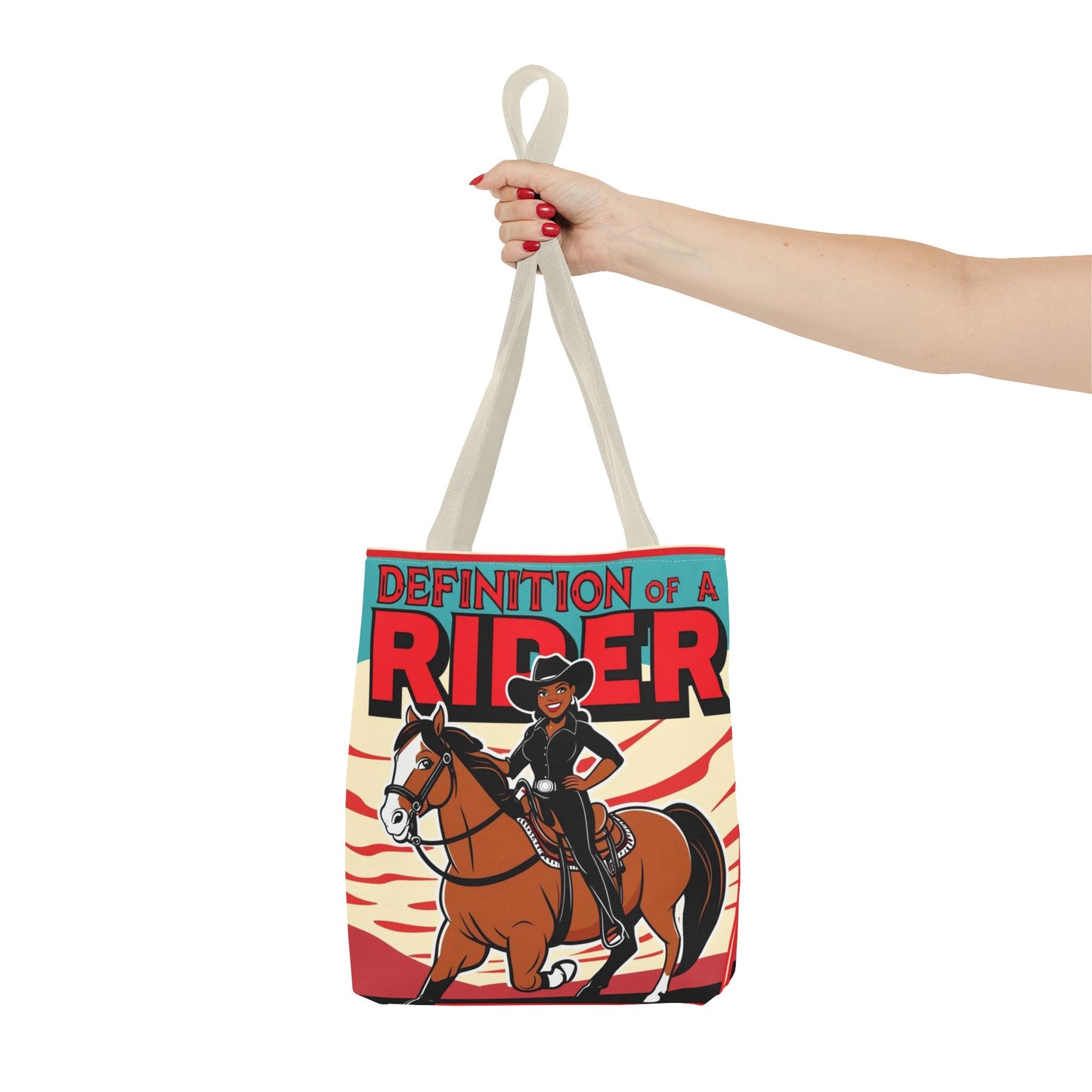 Definition of a Rider Tote Bag