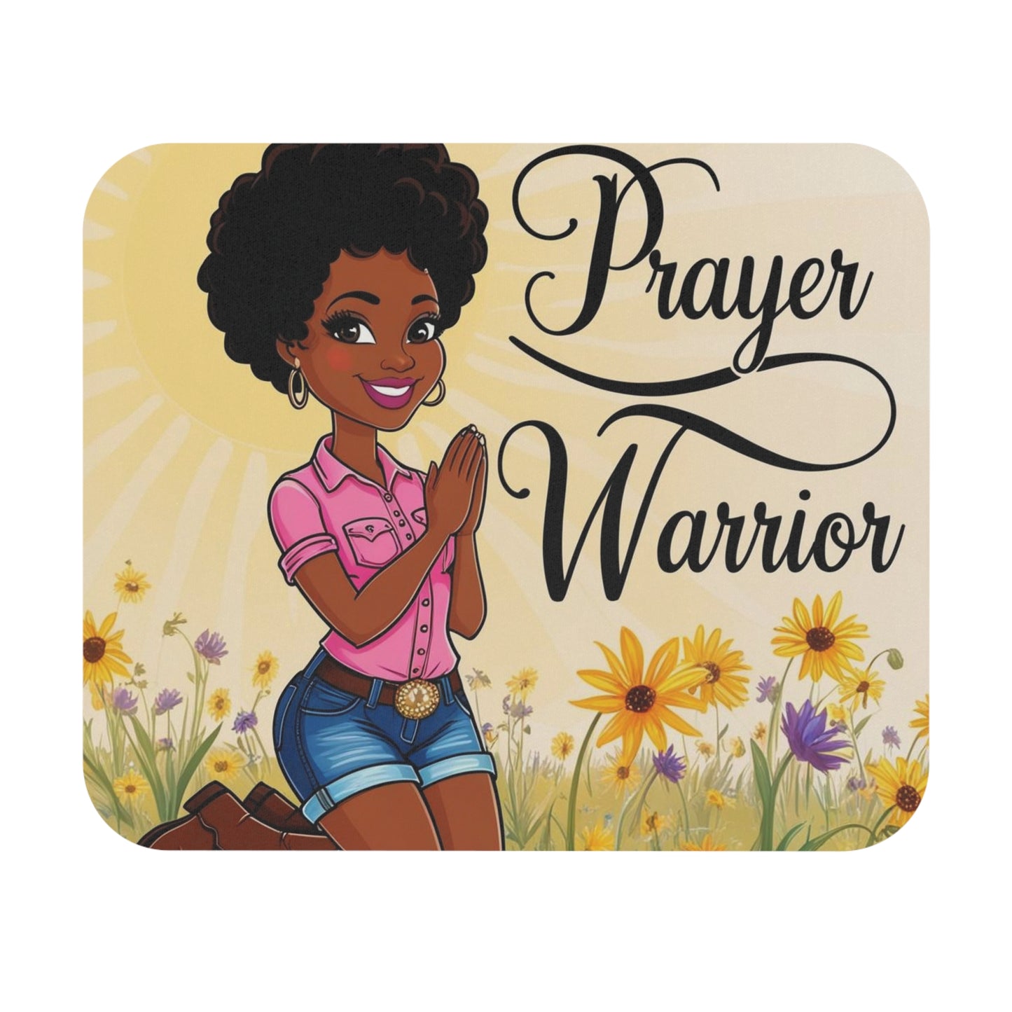 Prayer Warrior Mouse Pad